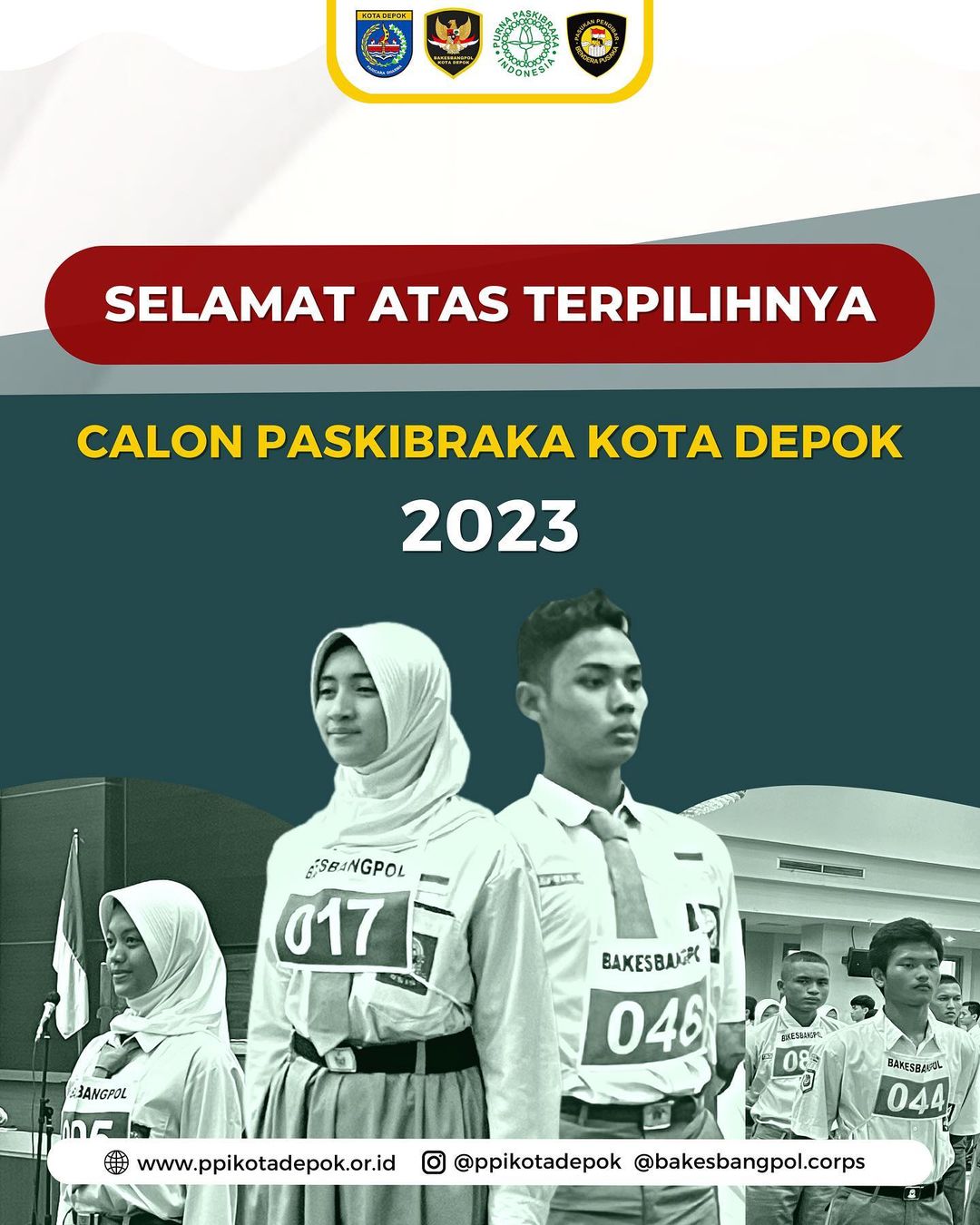 Calon PASKIBRAKA Kota Depok 2023 Telah Terpilih