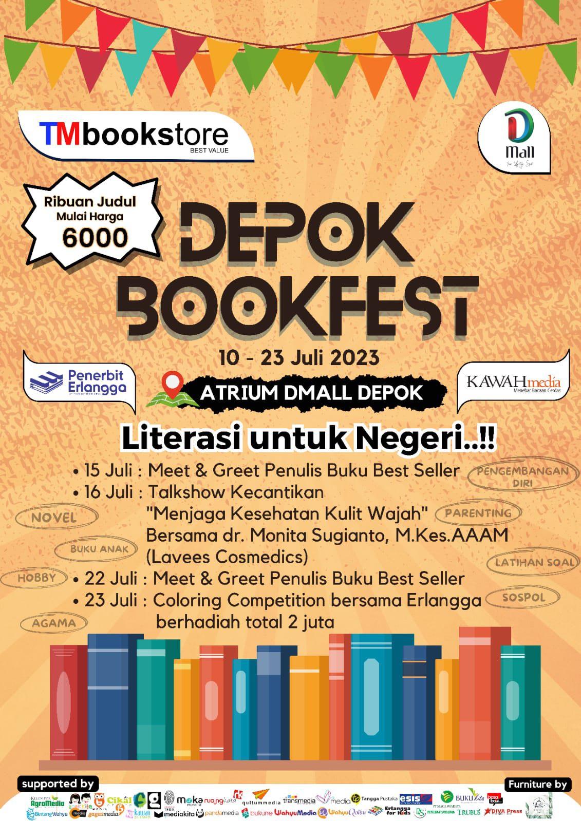 Depok Bookfest 2023 di Dmall Depok