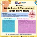 KTR Award: Lomba Poster & Video Animasi “Keren Tanpa Rokok”