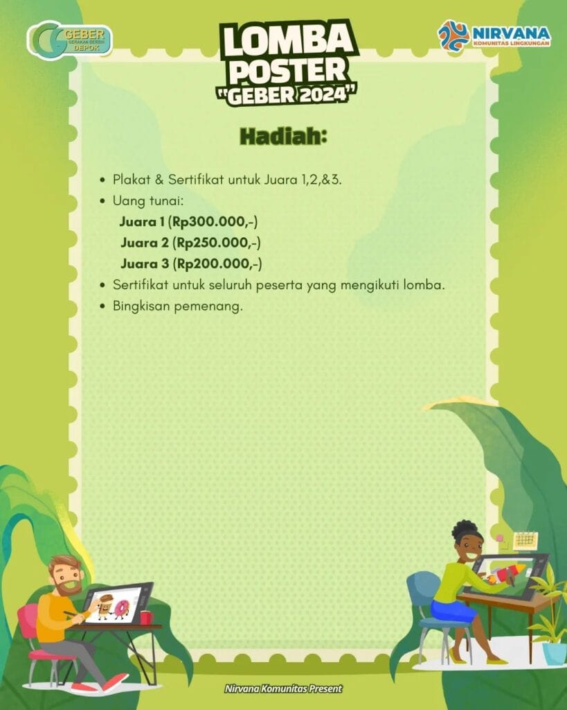 Hadiah Lomba Poster Geber 2024