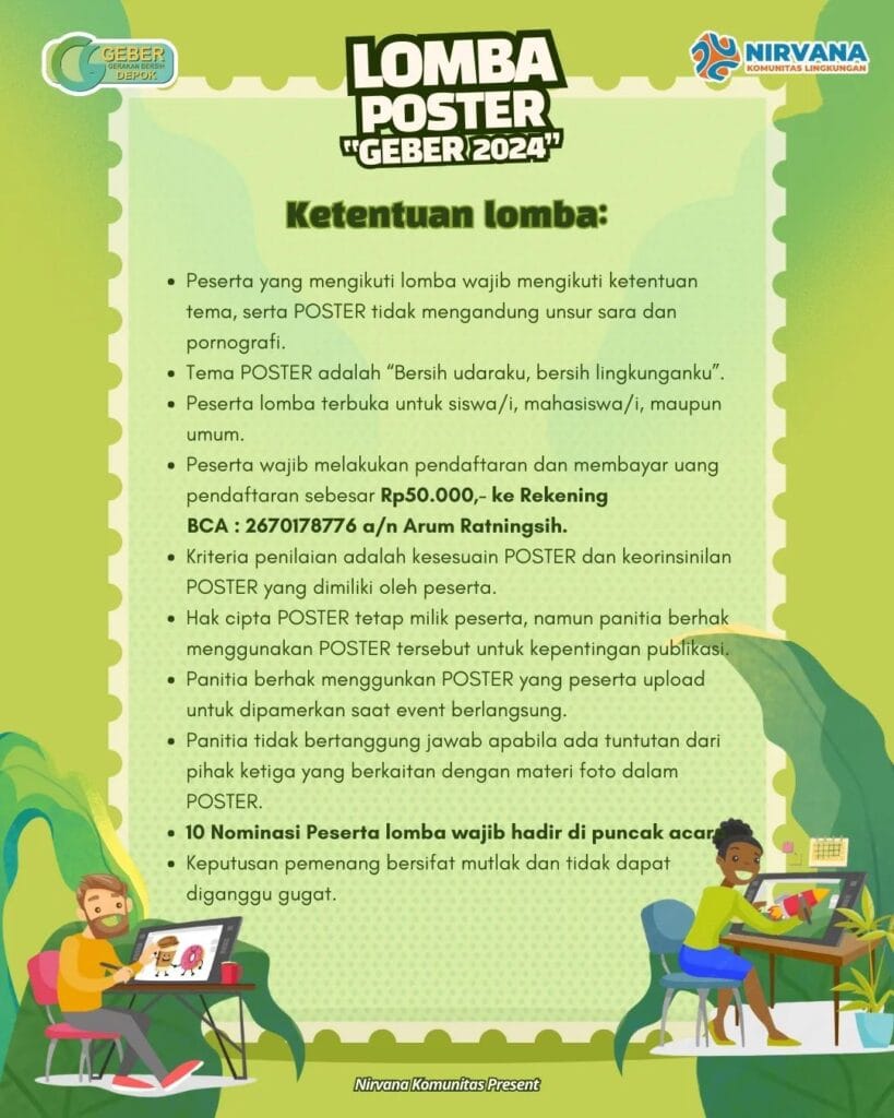 Ketentuan Lomba Poster Geber 2024