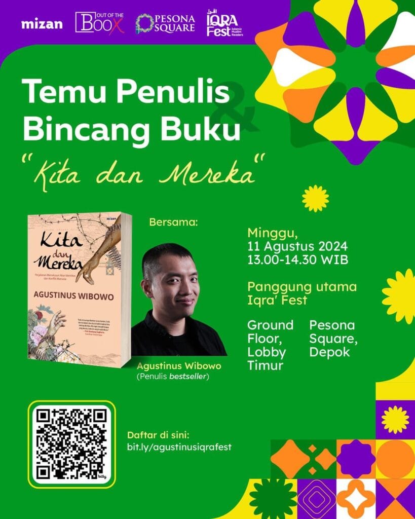 IQRA Fest Temu Penulis Bincang Buku Agustinus Wibowo