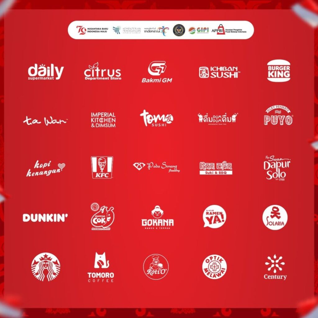 Indonesia Shopping Festival di Dmall Depok (Tenants Part 1)