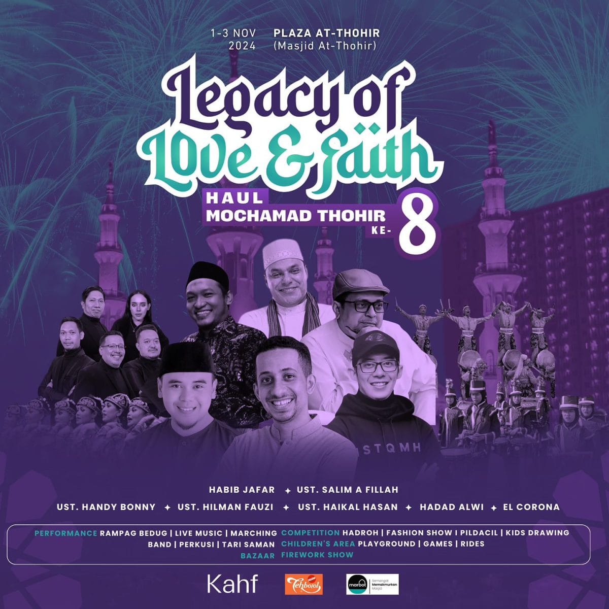 Legacy of Love and Faith Haul Mochamad Thohir ke-8 di Plaza At-Thohir 1-3 November 2024