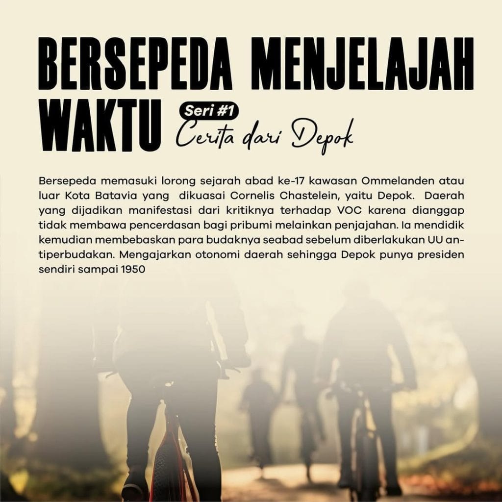 Bersepeda Menjelajah Waktu Cerita dari Depok 11 Januari 2025 (2)