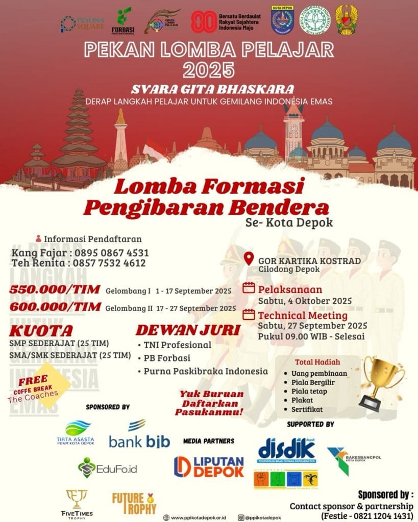 Lomba Formasi Pengibaran Bendera