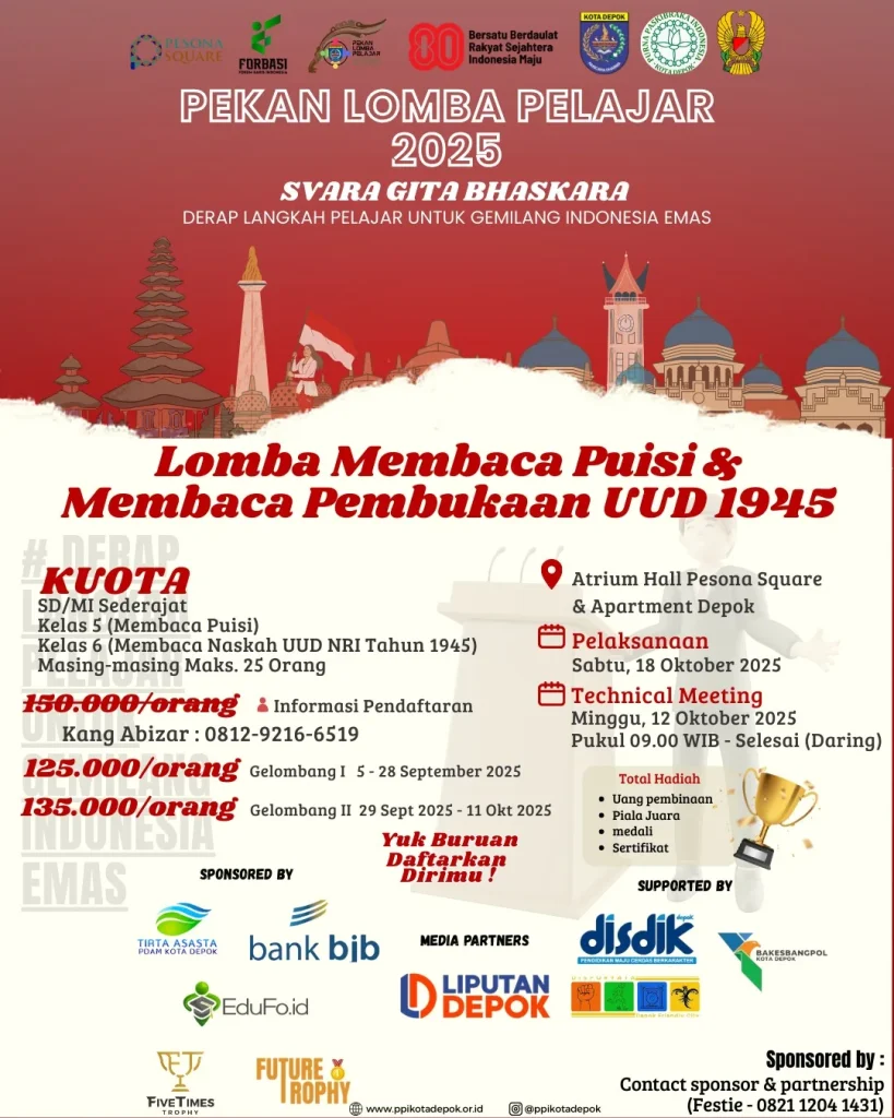 Lomba Membaca Puisi dan Membaca Pembukaan UUD 1945