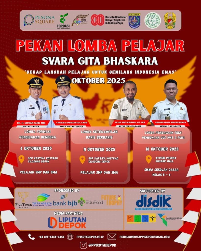 Pekan Lomba Pelajar Kota Depok 2025 Svara Gita Bhaskara
