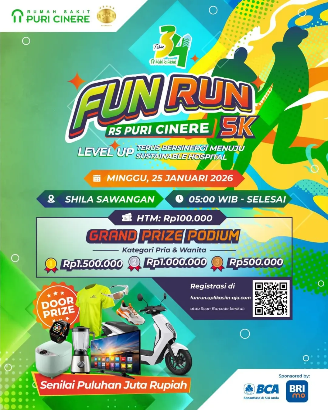 Fun Run 5K RS Puri Cinere 25 Januari 2026