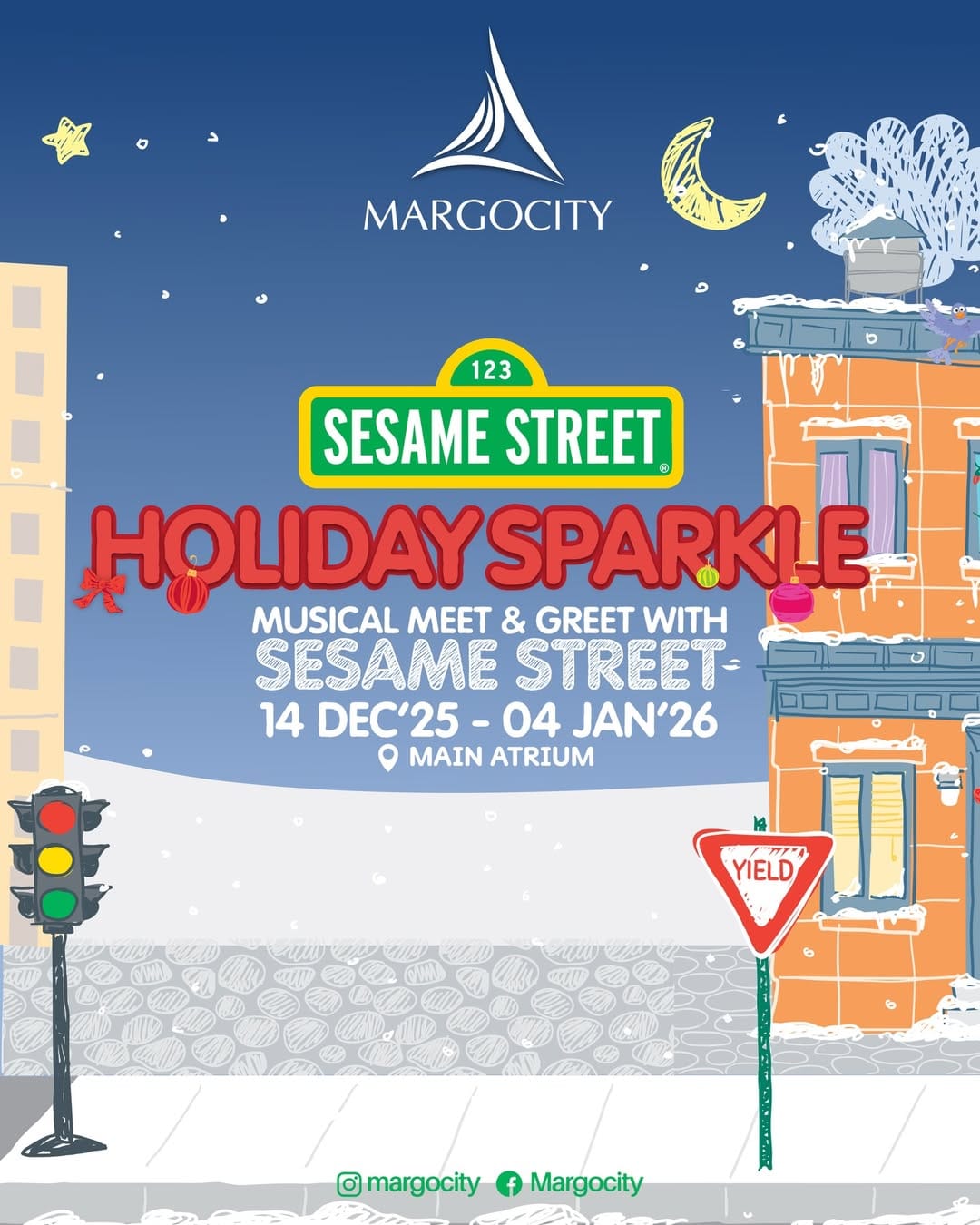 Featured image for “Jadwal Meet & Greet Sesame Street di MARGOCITY Depok Desember 2025 – Januari 2026”