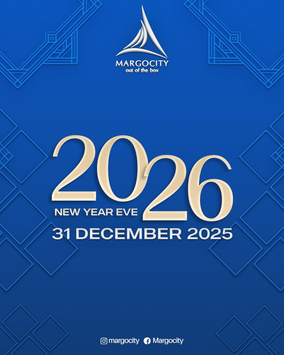Perayaan Malam Tahun Baru 2026 di Margo City Depok