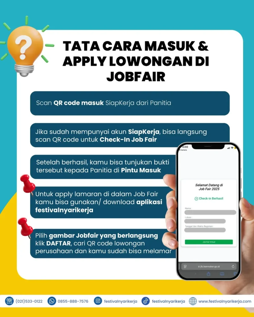 Registrasi Job Fair di Citimall Cimanggis Depok tanggal 8-9 Desember 2025