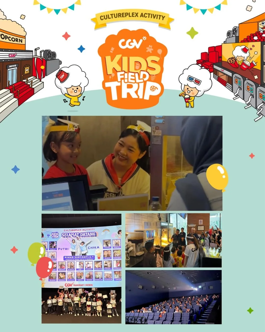 Featured image for “CGV Depok Selenggarakan Kegiatan Kids Field Trip untuk Anak Usia 3–11 Tahun”