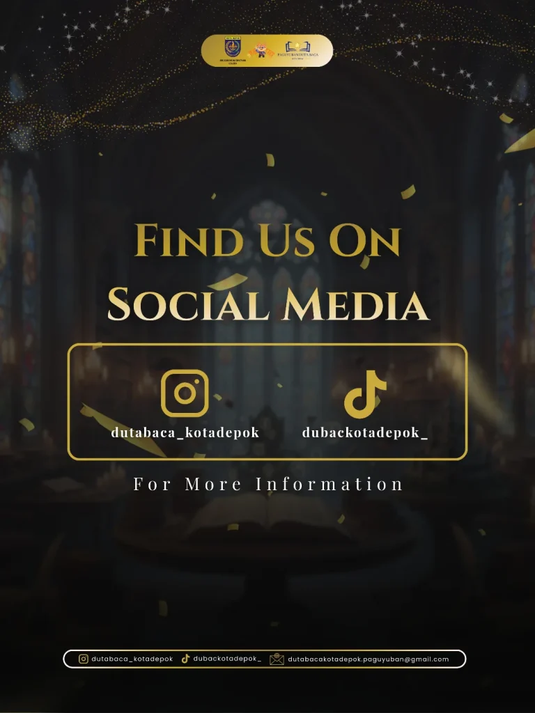 Social Media Pemilihan Duta Baca Kota Depok 2026