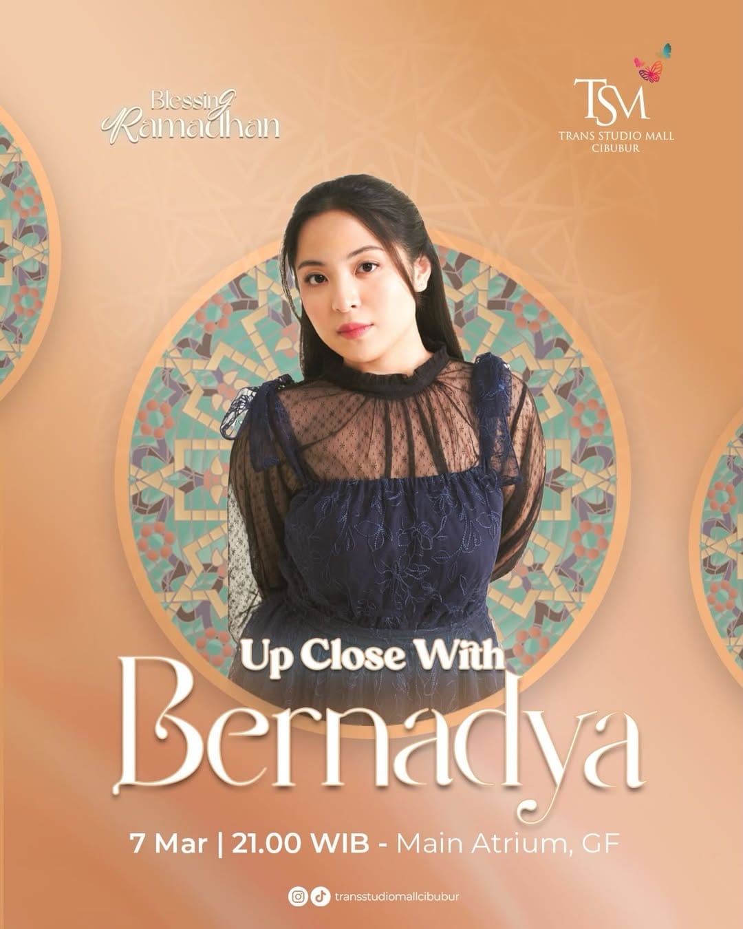 Up Close with Bernadya di Trans Studio Mall Cibubur 7 Maret 2026