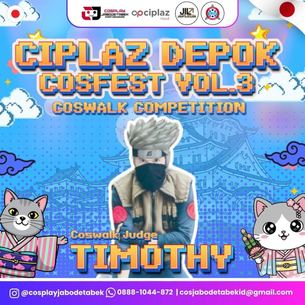 Coswalk Competition Judge di Ciplaz Depok Cosfest Vol 3