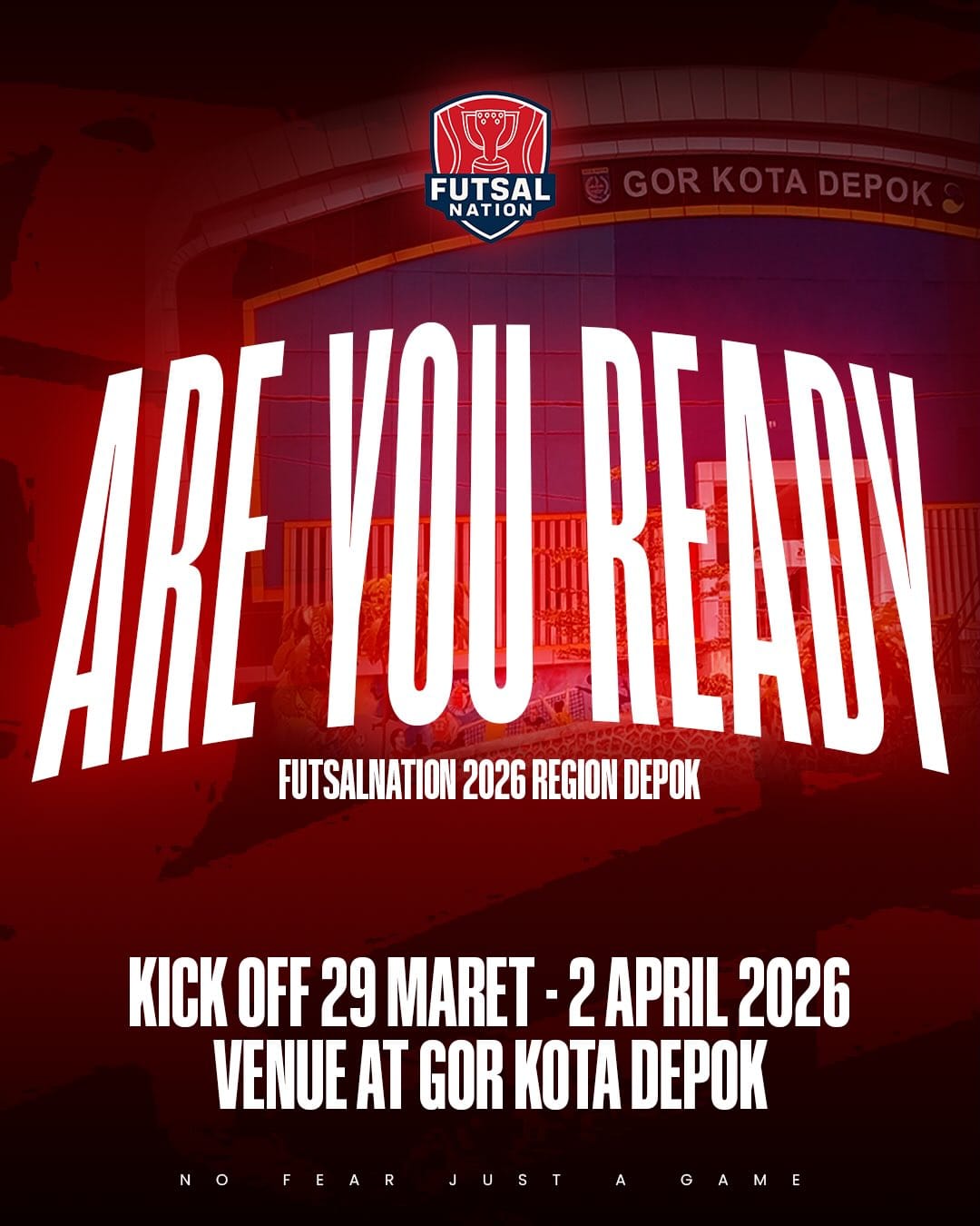 Futsalnation 2026 Region Depok di GOR Kota Depok