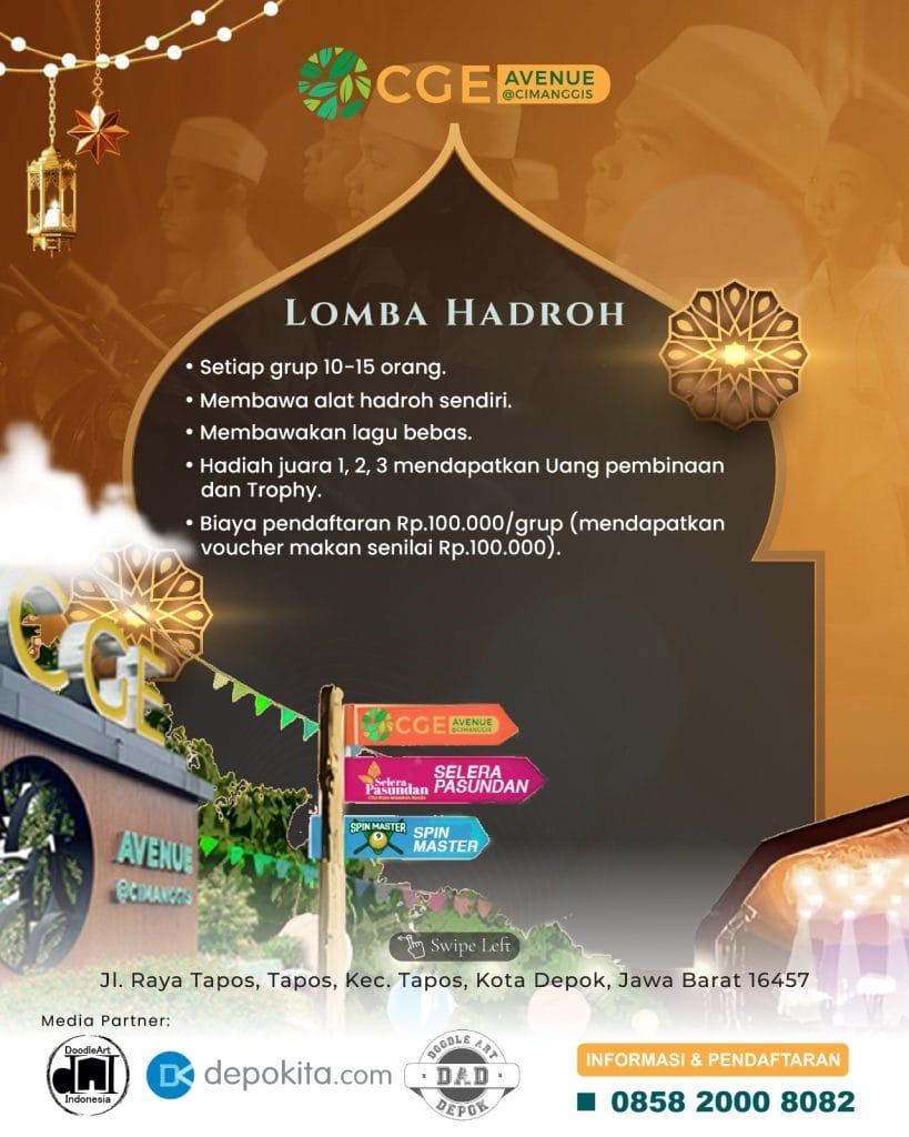 Lomba Hadroh Ramadhan Got Talent di CGE Avenue Cimanggis Depok 14 Maret 2026