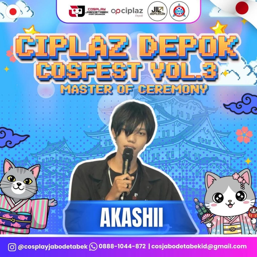 Master of Ceremony Ciplaz Depok Cosfest Vol 3