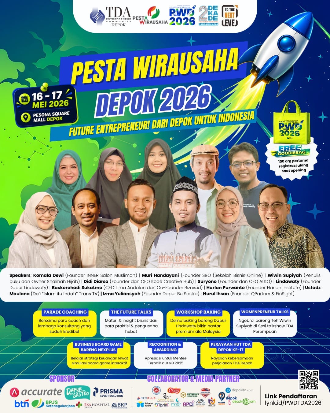 Featured image for “Pesta Wirausaha Depok 2026 Siap Digelar di Pesona Square Mall Depok, Hadirkan Praktisi Bisnis, Workshop, hingga Coaching Bisnis Gratis!”