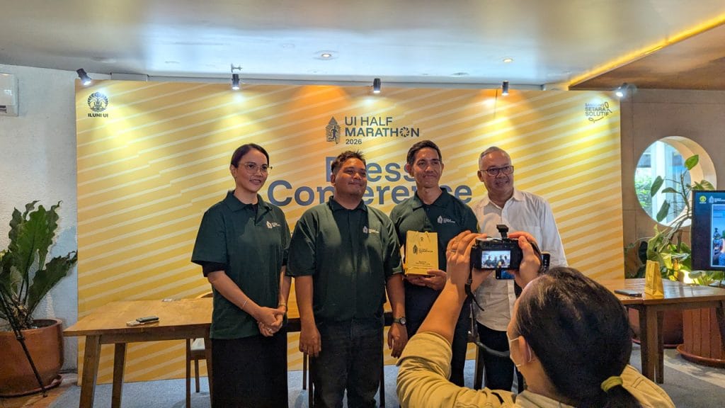 Sambutan Saat Press Conference UI Half Marathon (HM) 2026