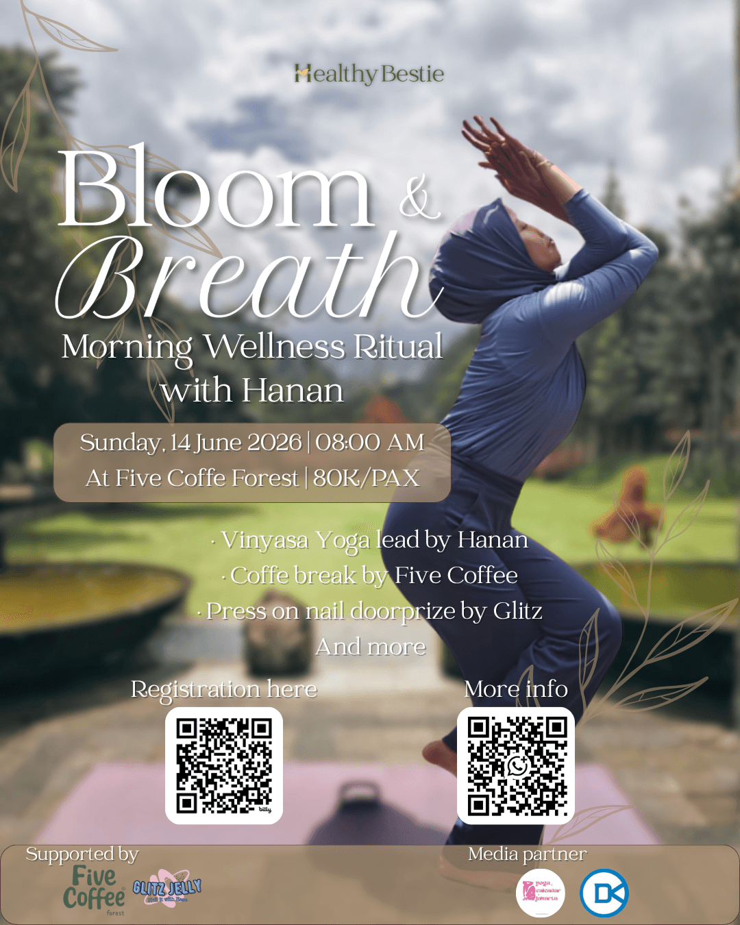 Featured image for “Awali Pagi Akhir Pekan dengan Vinyasa Yoga di Five Coffee Forest Depok”