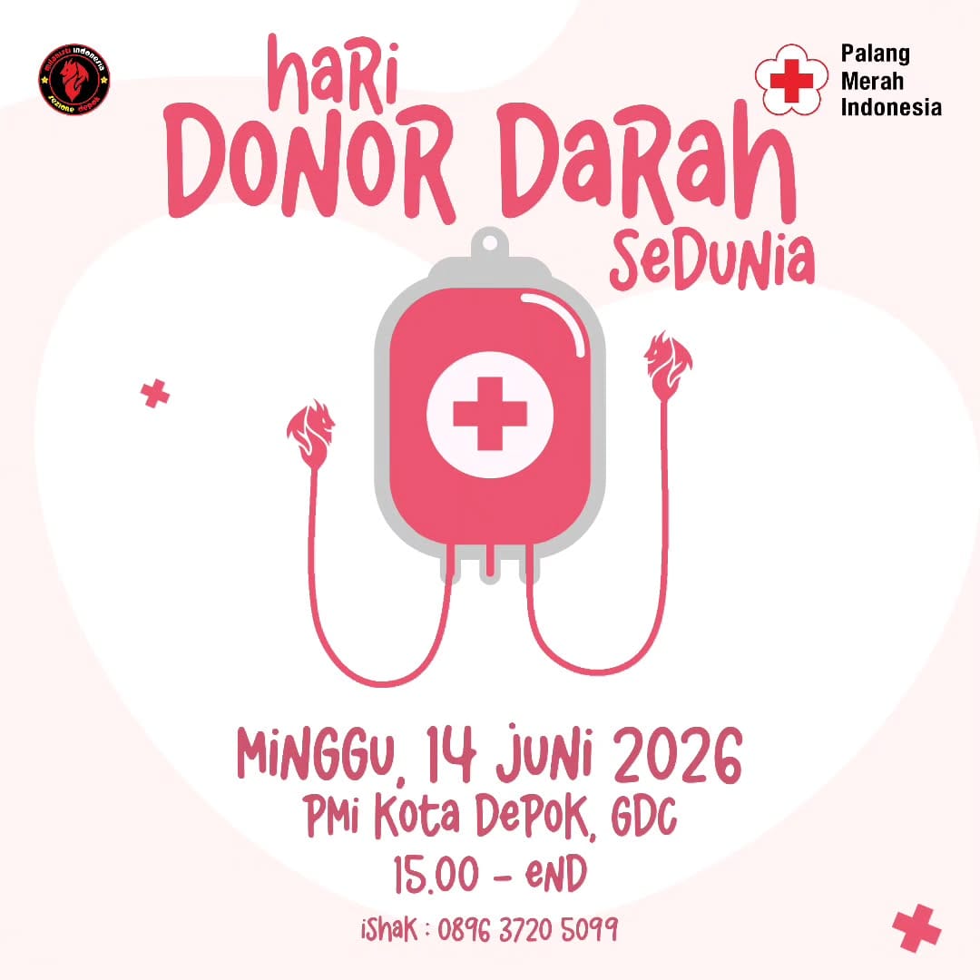 Featured image for “Peringati Hari Donor Darah Sedunia, Milanisti Depok Gelar Aksi Sosial di PMI GDC”