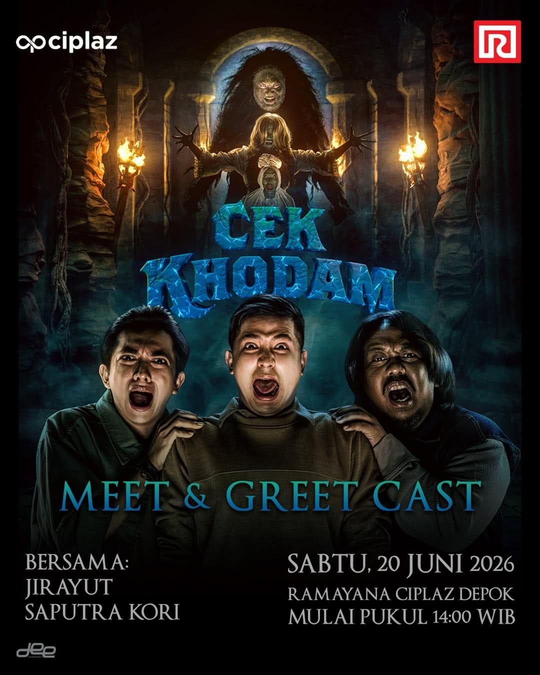 Featured image for “Siap-siap Ngakak! Meet & Greet Cast Film “Cek Khodam” Hadir di Ciplaz Depok”