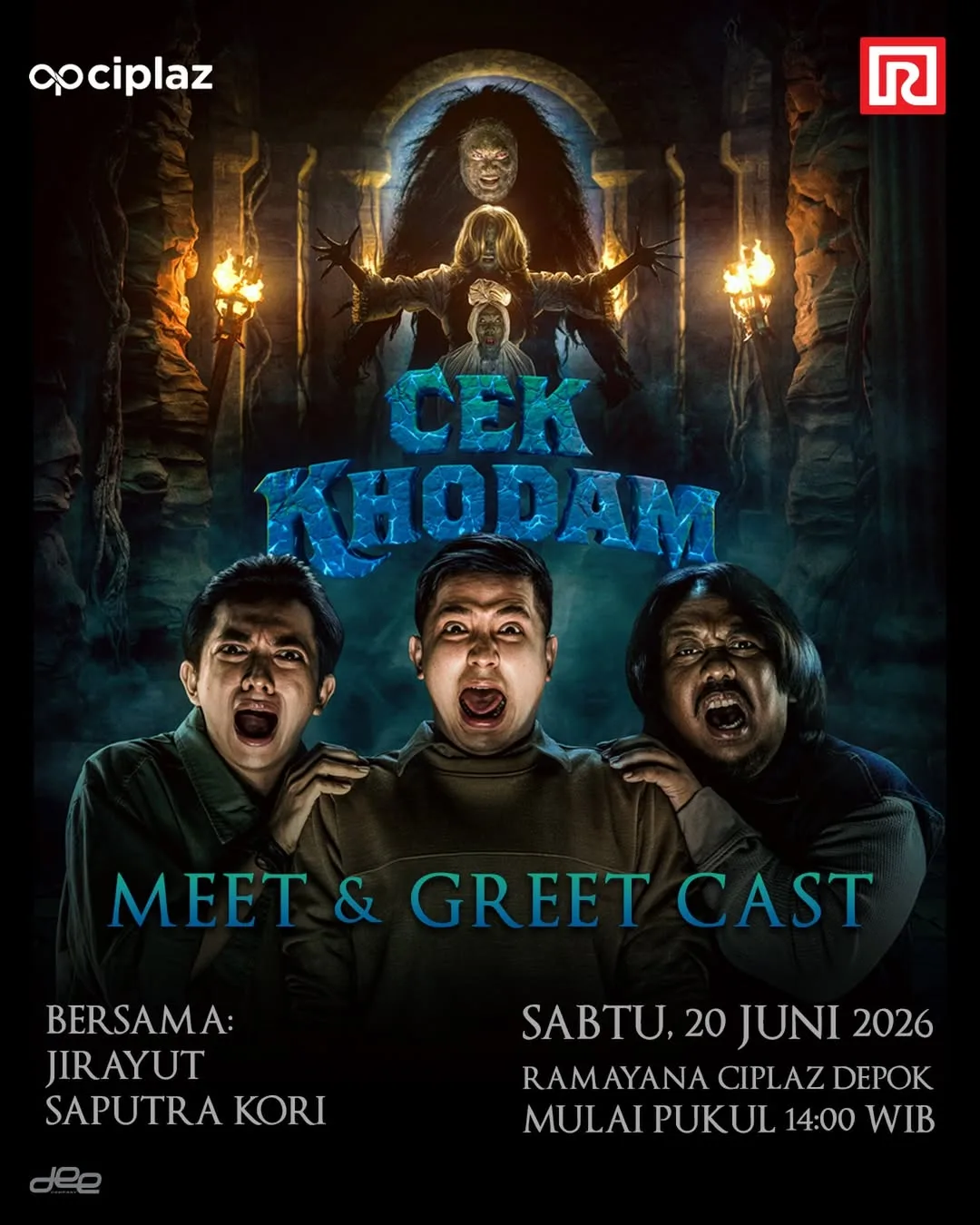 Featured image for “Siap-siap Ngakak! Meet & Greet Cast Film “Cek Khodam” Hadir di Ciplaz Depok”