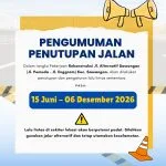 Info Rekayasa Lalu Lintas: Jalan Alternatif Sawangan Ditutup Sementara Hingga Desember 2026