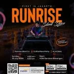 Runrise Silent Disco Pertama di Jakarta Hadir di HOM Gardens Sawangan