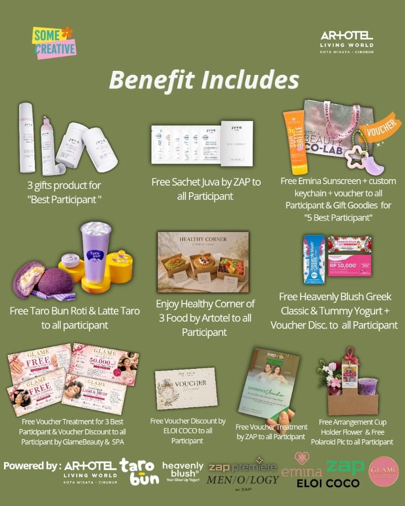 Daftar berbagai benefit eksklusif dan goodie bag menarik untuk peserta event Bare Pilates Era