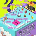 Peta lokasi venue PIASE 2026 di Rooftop ITC Depok beserta letak panggung dan fasilitas umum