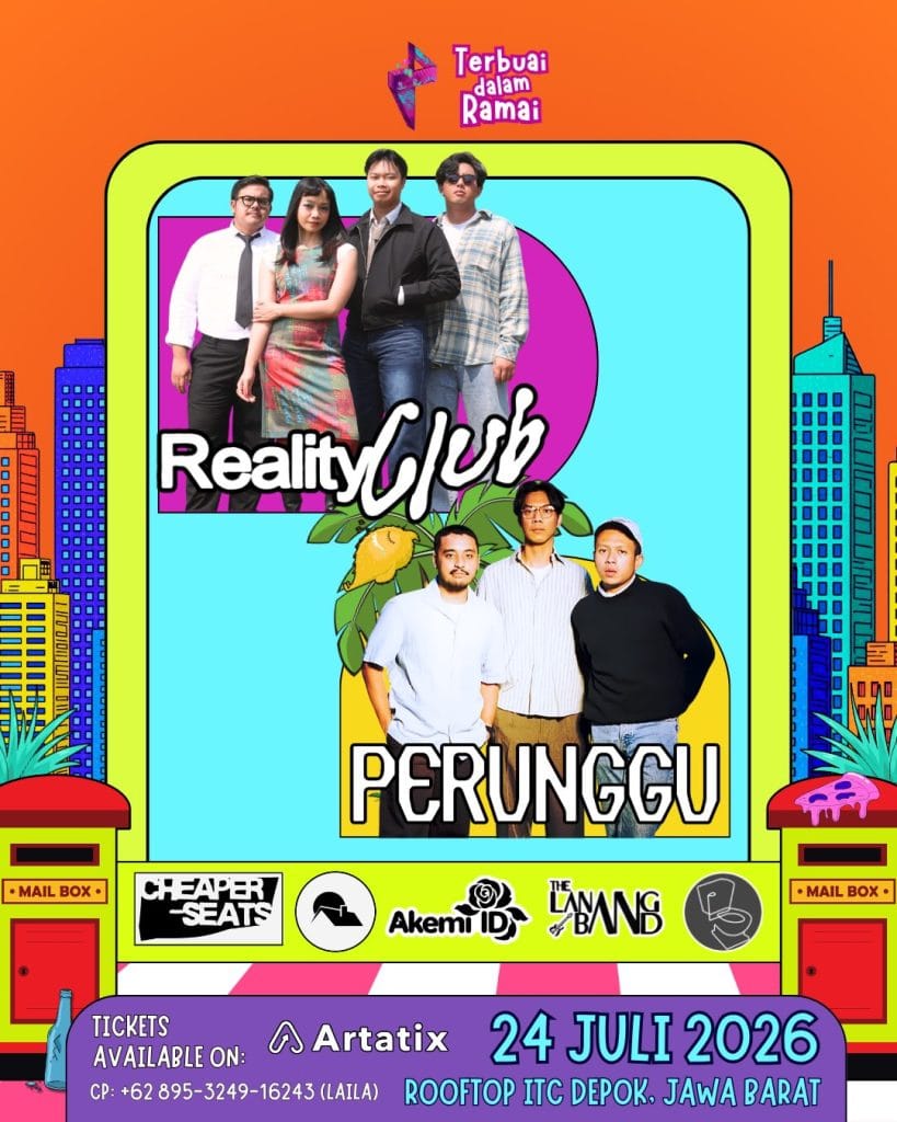 Daftar musisi line up PIASE 2026 yang menampilkan Reality Club, Perunggu, dan musisi lainnya