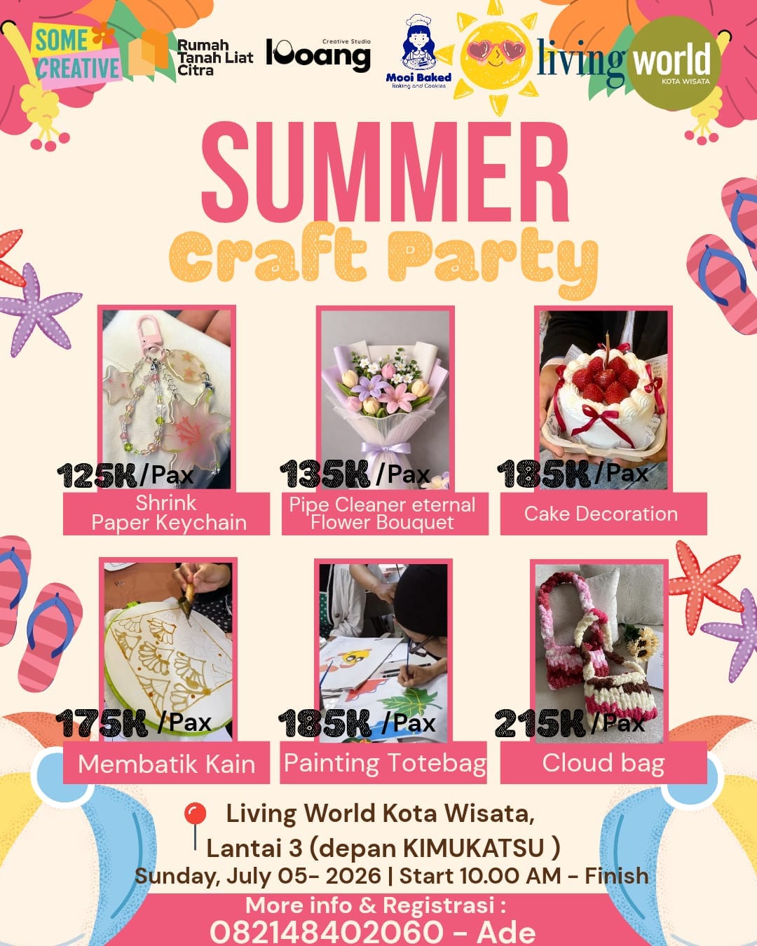 Featured image for “Akhir Pekan Ini! Isi Liburan dengan Summer Craft Party di Living World Kota Wisata”